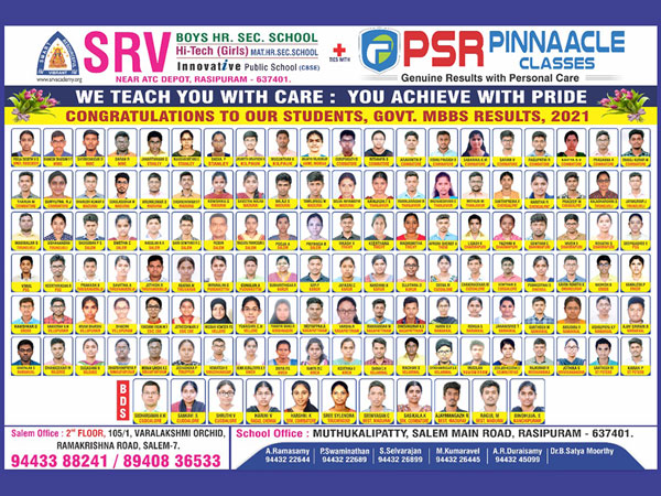 GOVT. MBBS RESULTS 2021